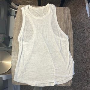 Lululemon Timeless Classic Tank White 6 NWOT